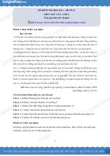 Đề thi học kì 2 Văn 6 - Đề số 14